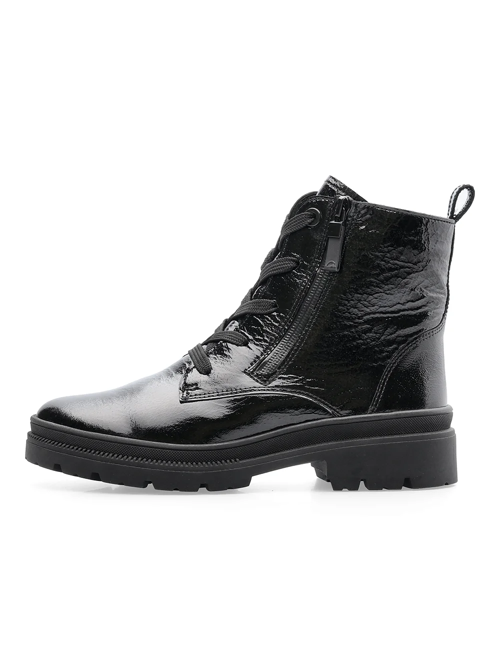 Schnürstiefelette Dover schwarz
