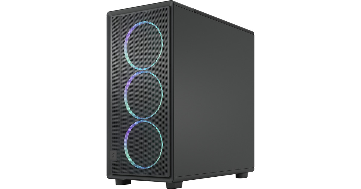 Fractal DesignEpoch XL TG RGB midi tower behuizing  (Zwart | 2x USB-A | 1x USB-C | RGB | Tempered Glass)
