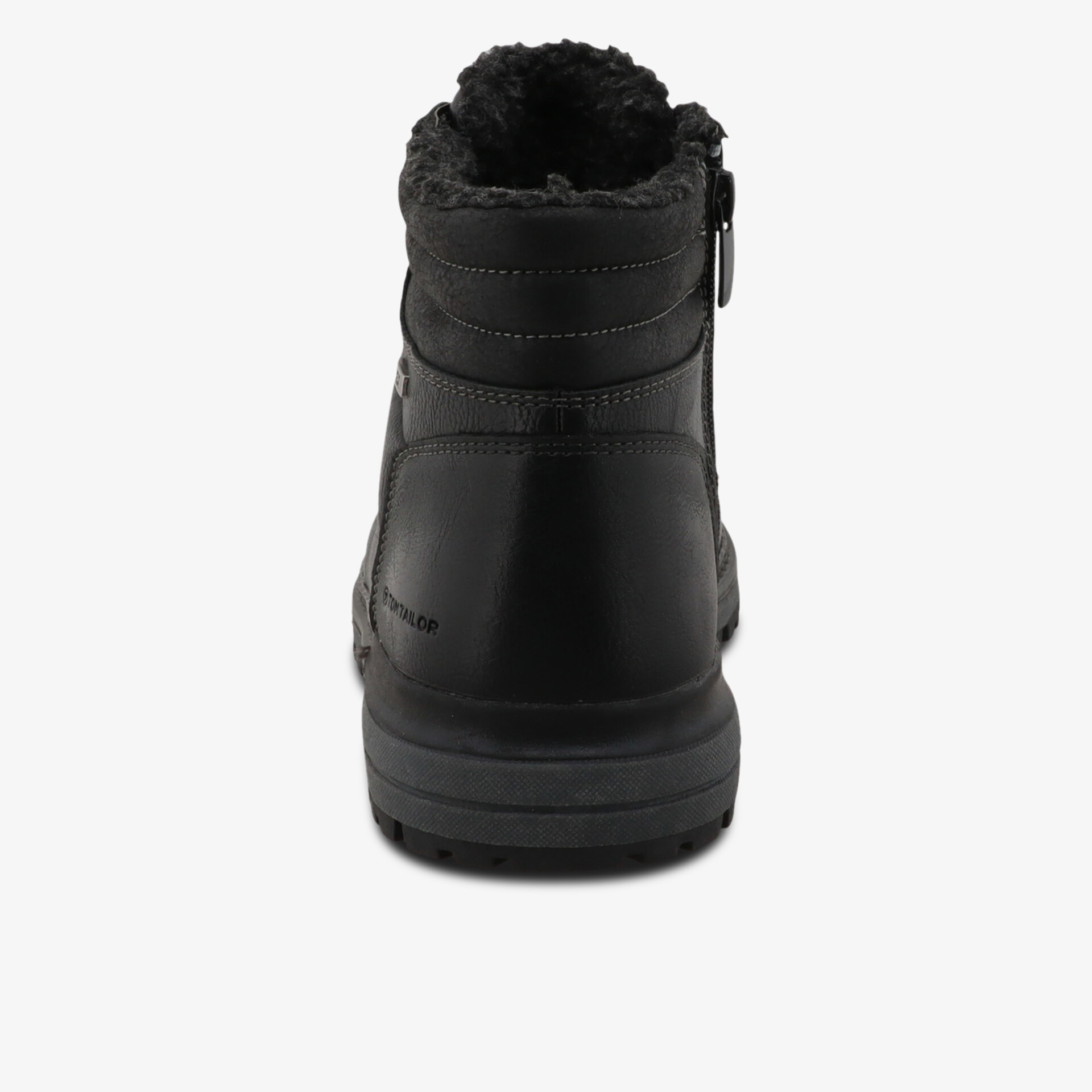 TOM TAILOR Herren Schnürboots schwarz