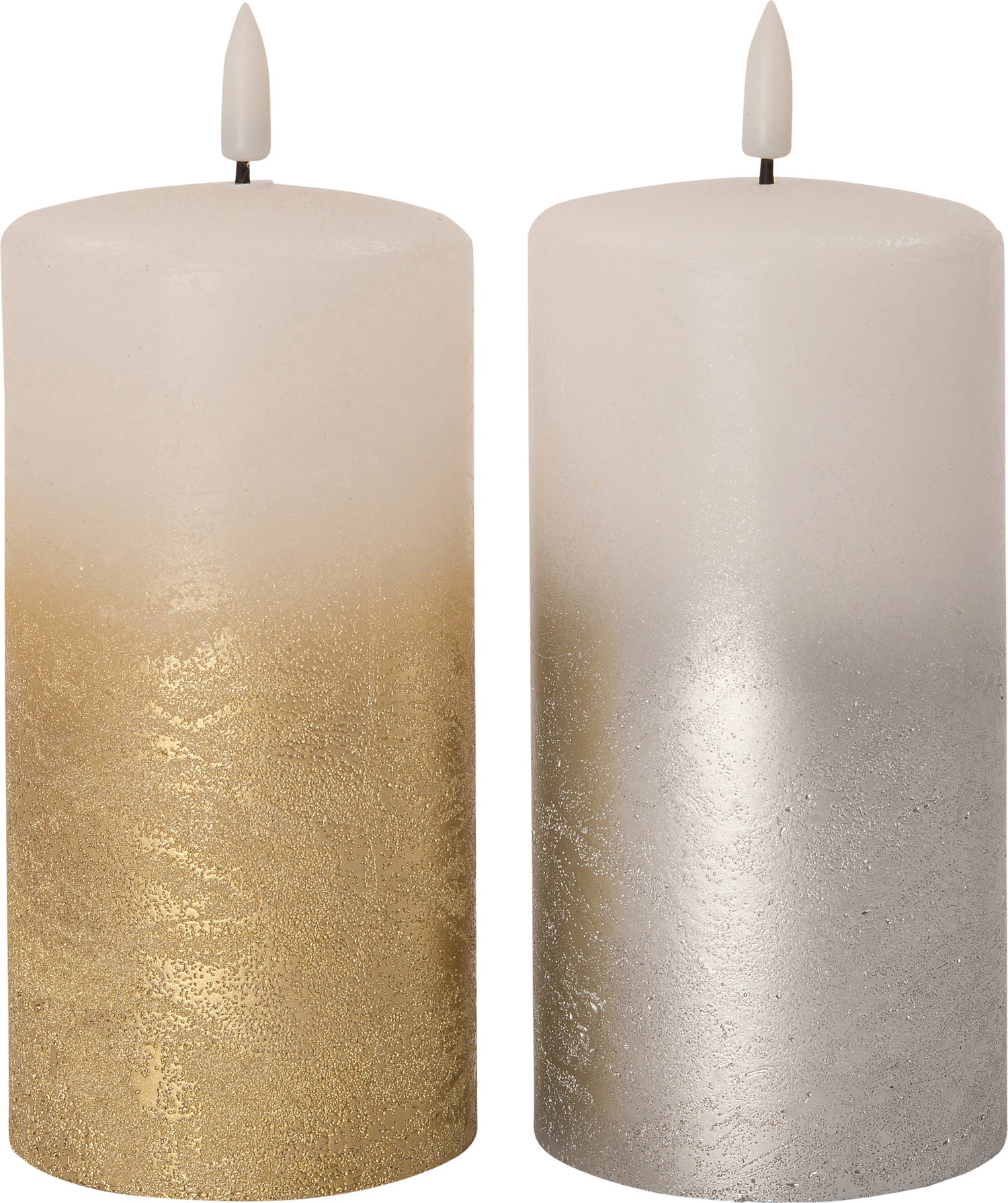 Intratuin LED stompkaars Duo goud D 7,5 H 15 cm