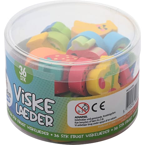 Danpen junior viskelæder 36-pak