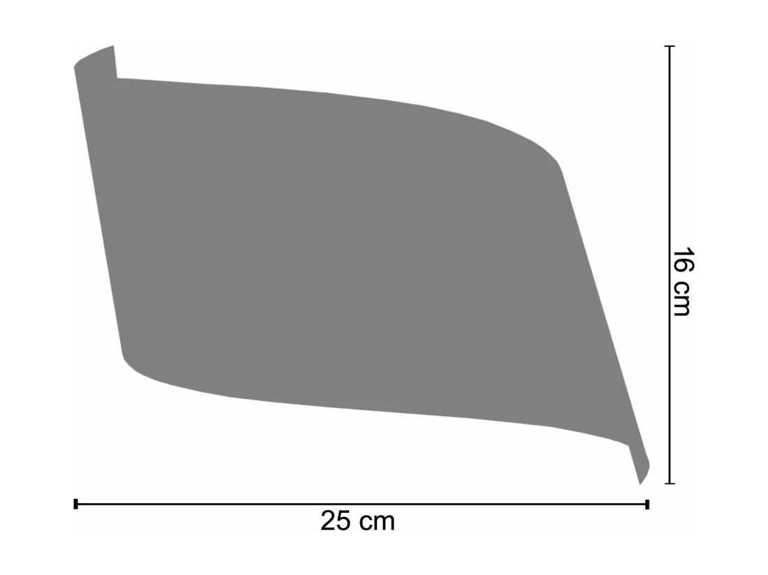 Applique métal aluminium decoupé laser 10 cm.
