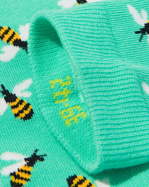 chaussettes avec coton Just bee yourself vert