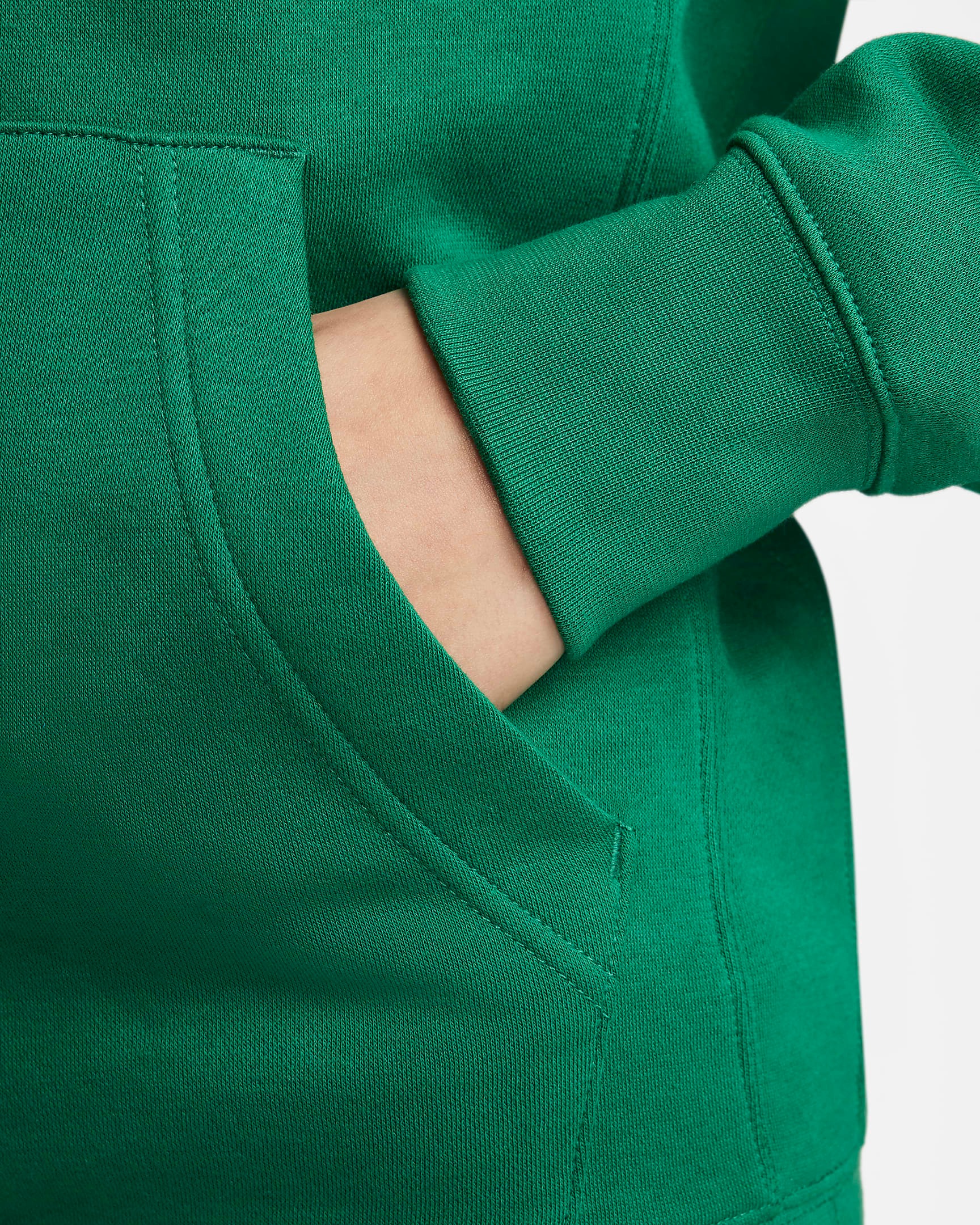 Club Fleece Hoodie Unisex 365/Malachite/Malachite/White