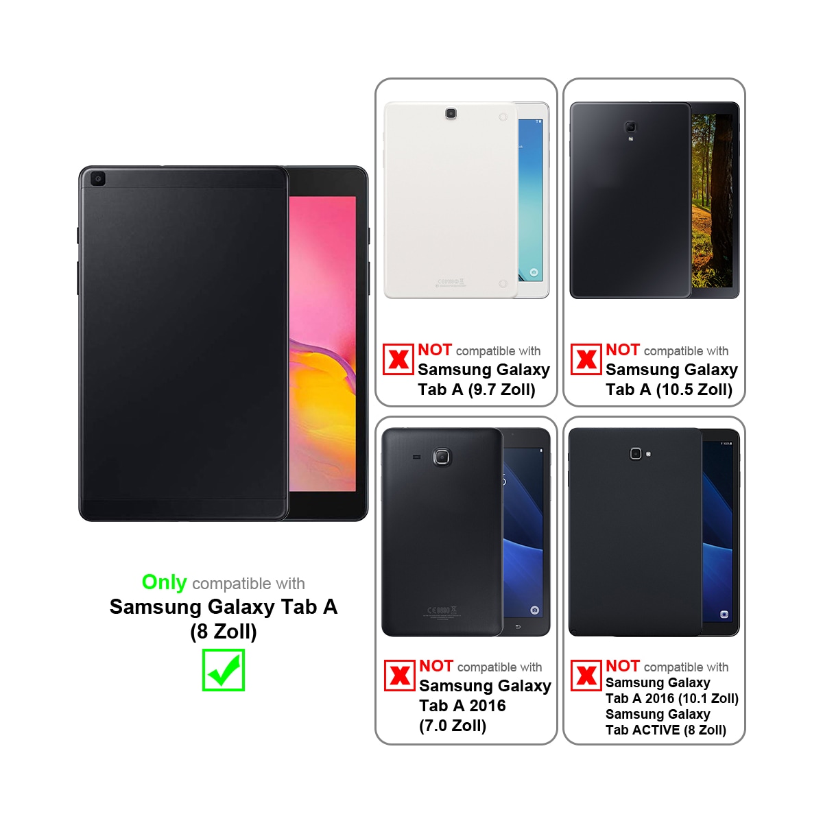 Samsung Galaxy Tab A (8 tomme) Skjermbeskytter