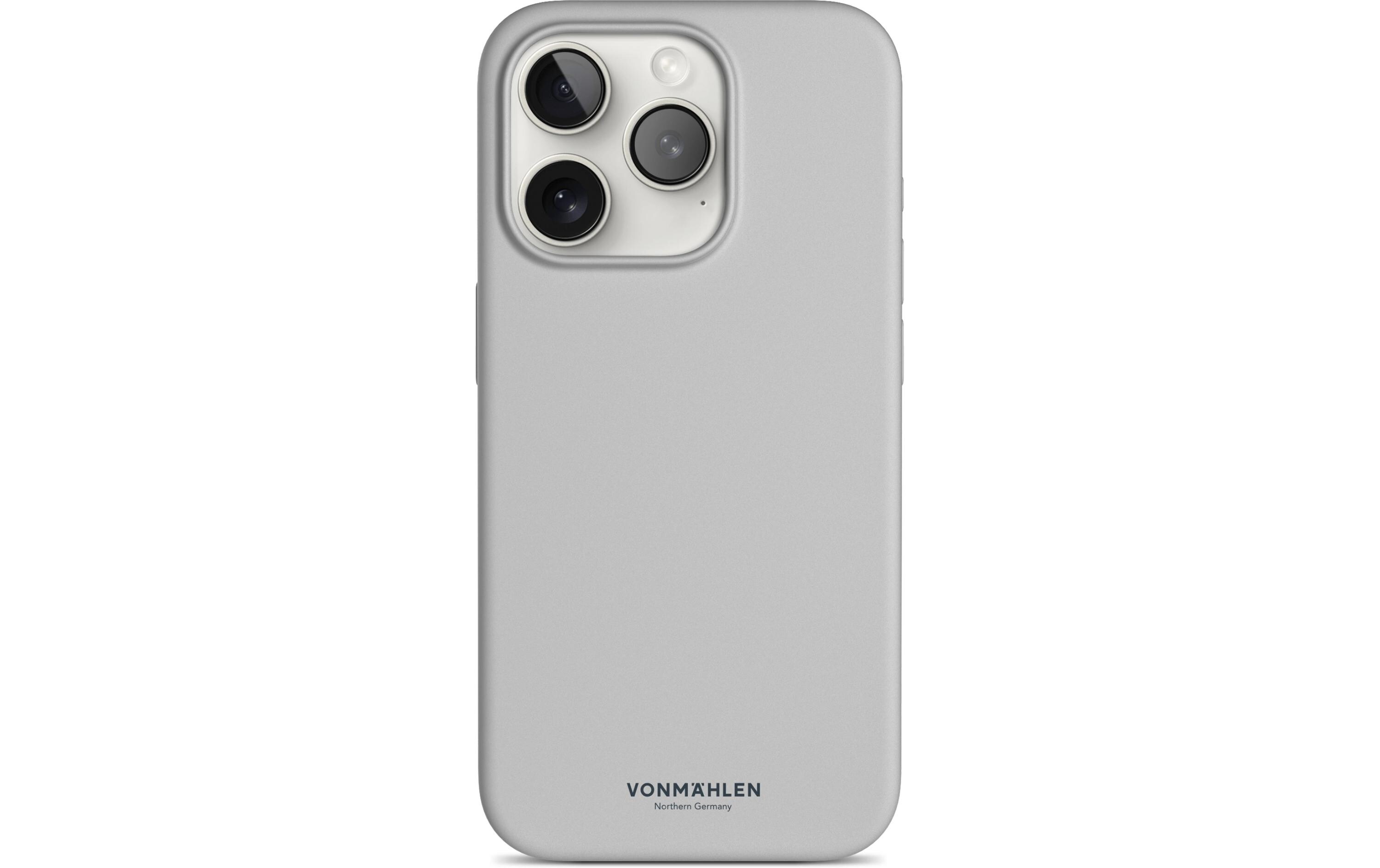 Back Cover Eco Silicone iPhone 15 Pro Max Light GraySilicone Backcover für das Apple iPhone 15 Pro Max