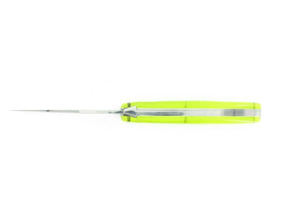 Laguiole 11 cm - manche Acrylique jaune Couteau de poche par D'Albrac à Laguiole