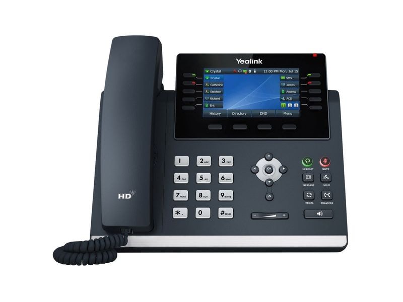 Yealink Tischtelefon SIP T4 (U) Series T44U POE Advanced Gr Ein Allround-SIP-Telefon für klare Kommunikation SIP-T44U