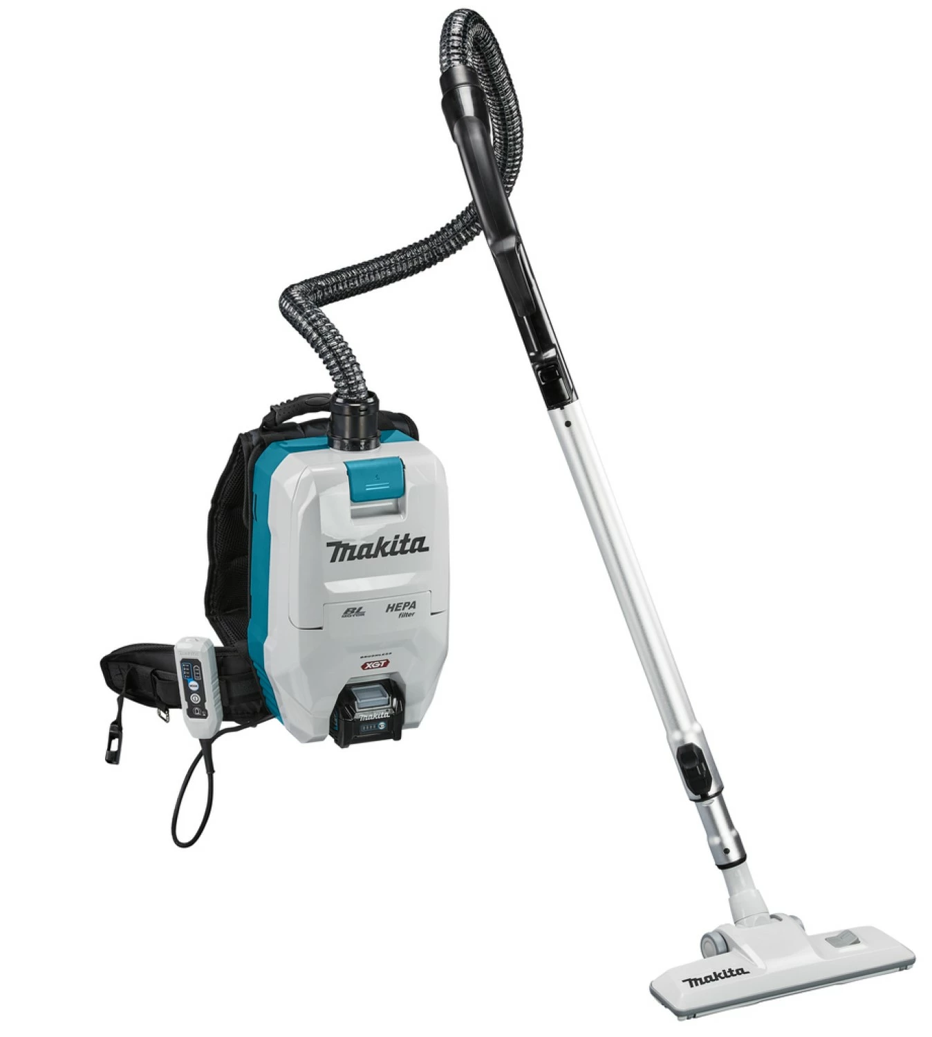Makita VC008GM201 40V Max Li-Ion accu rugstofzuiger set (2x 4,0Ah) - 180mbar