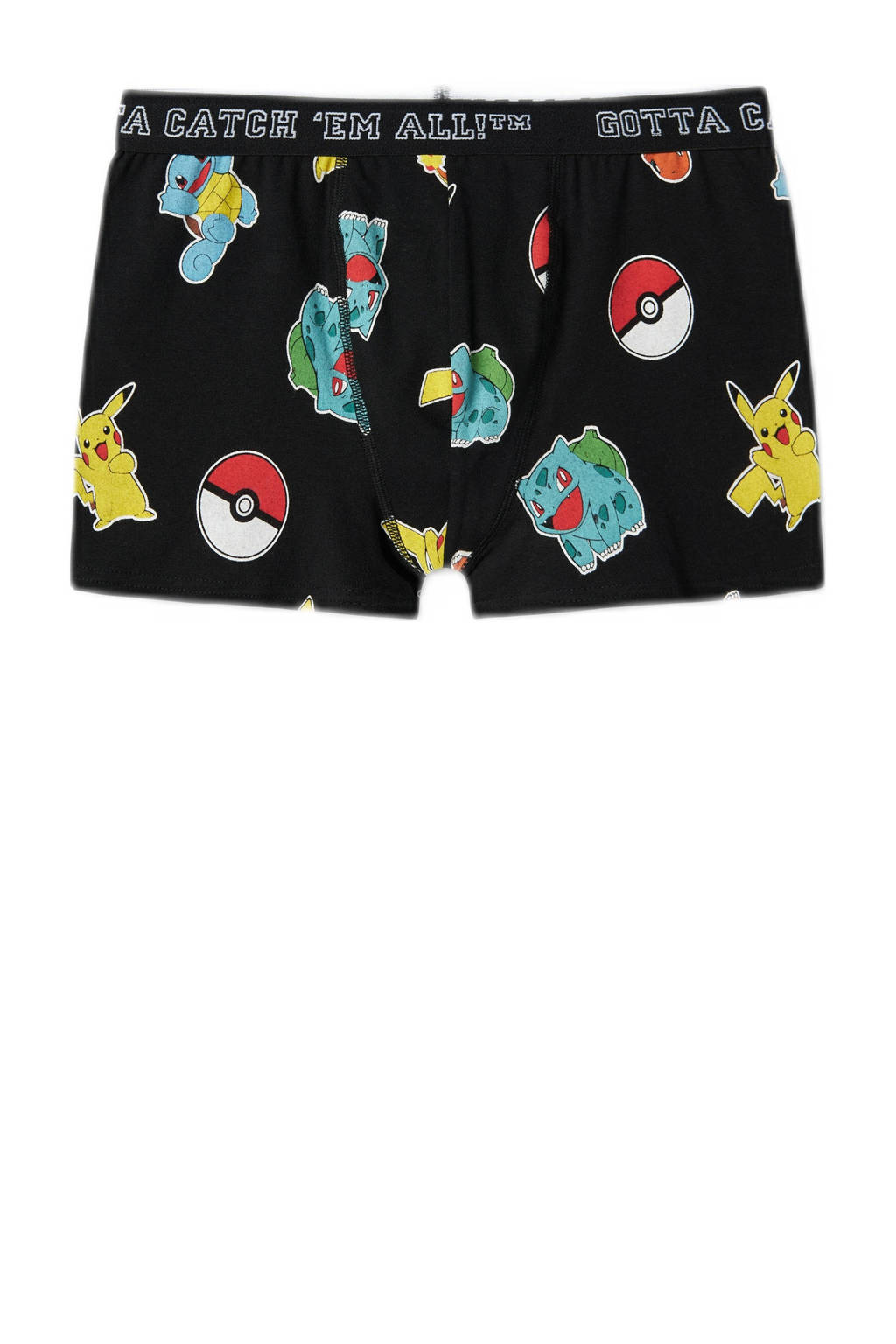 boxershort NKMASGAR POKEMON - set van 2 zwart/multicolor
