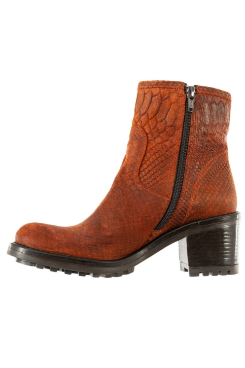 Bottines e-cow andreia turati rugine