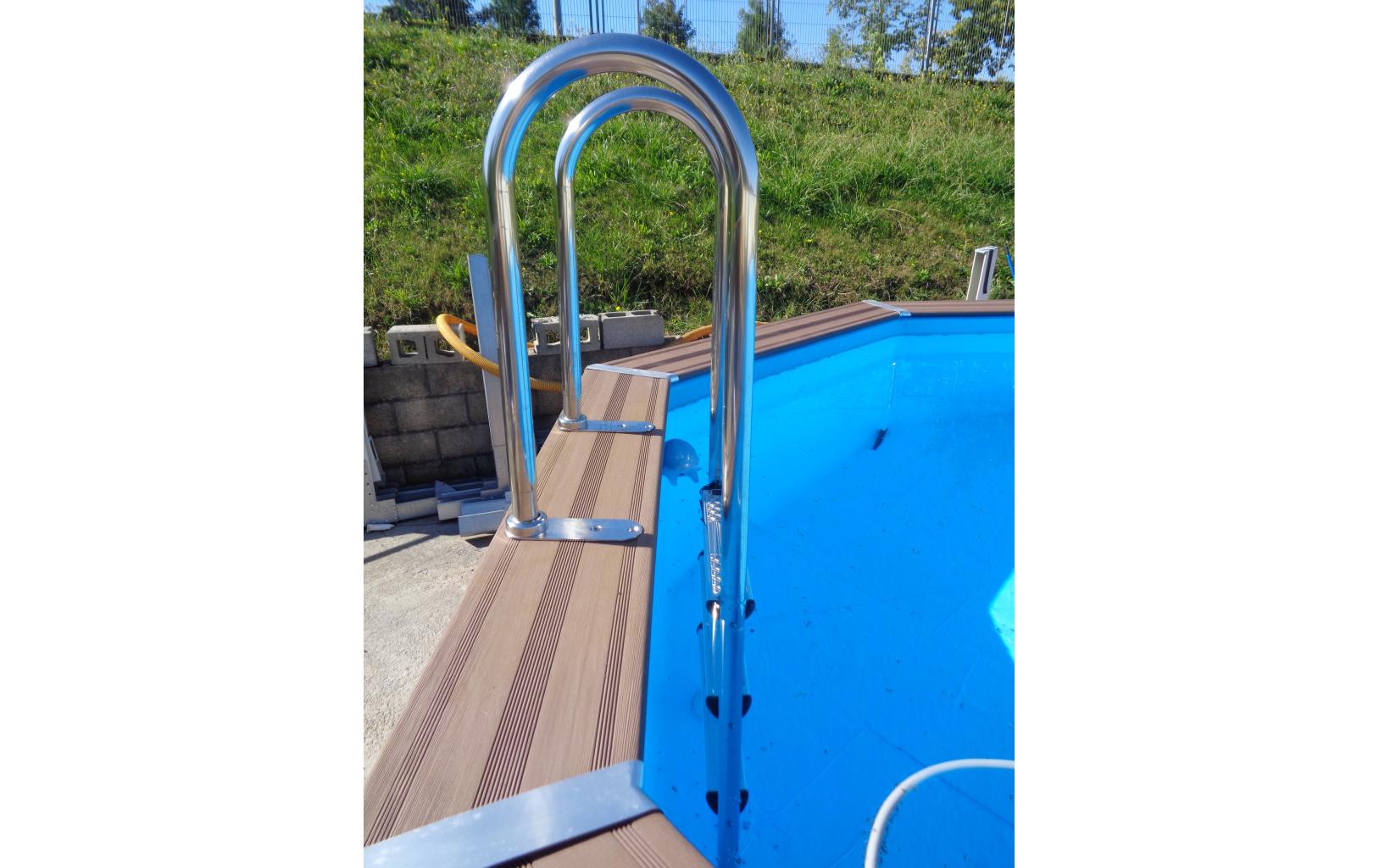 Pool KIT Avantgarde, 804 x 386 x 124 cm<br>Ovalbecken
