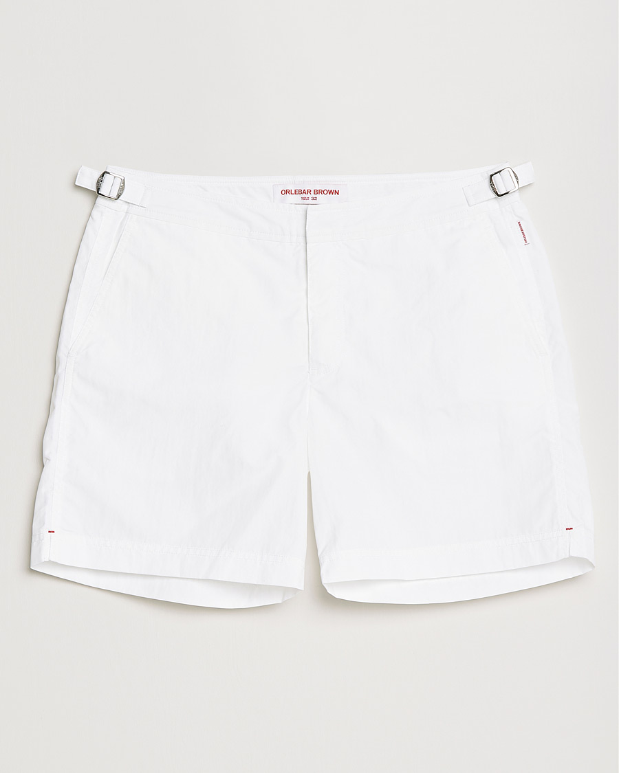 Orlebar Brown Bulldog II Medium Length Swim Shorts White