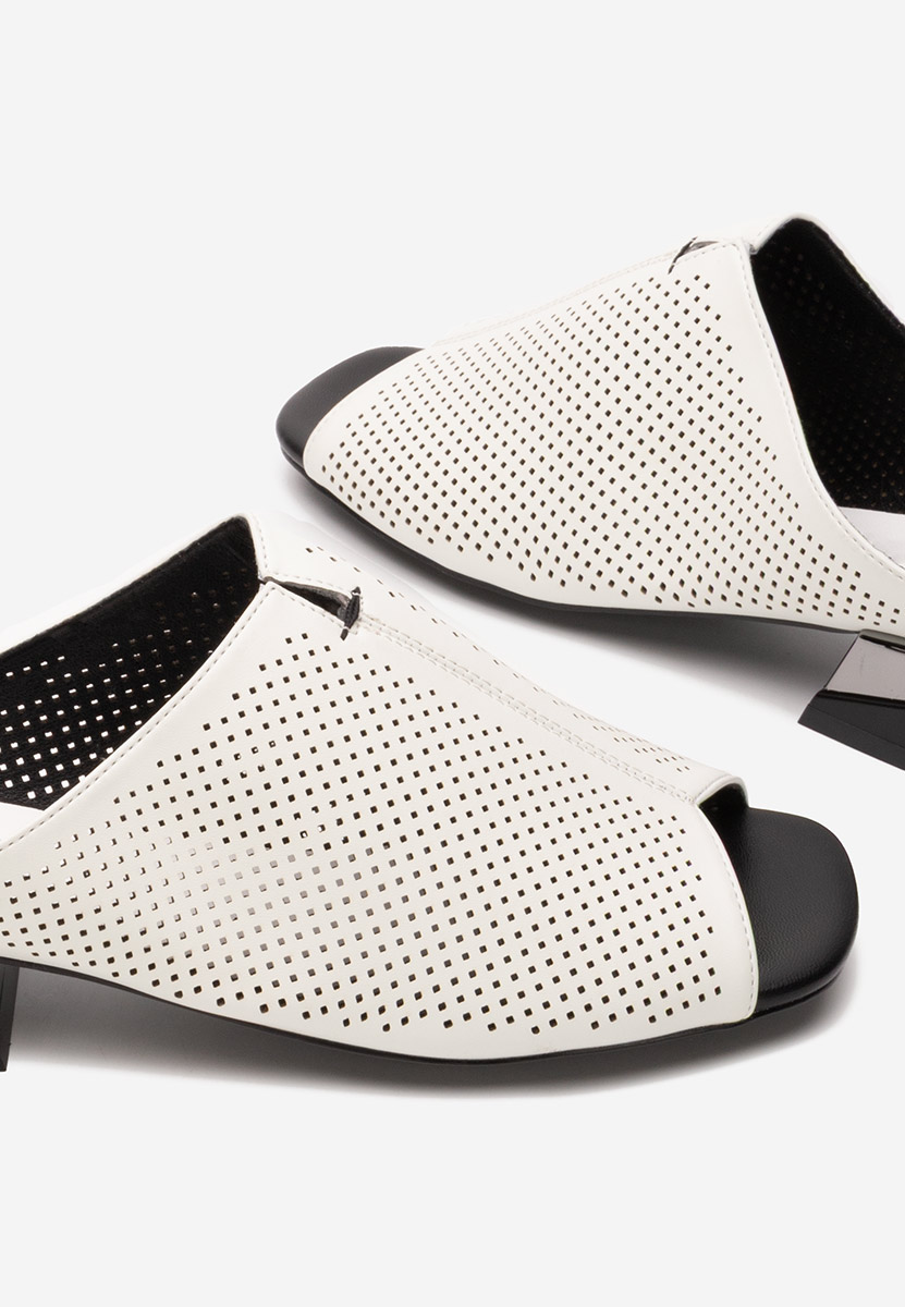 Mules a talon blancs Fredrisa