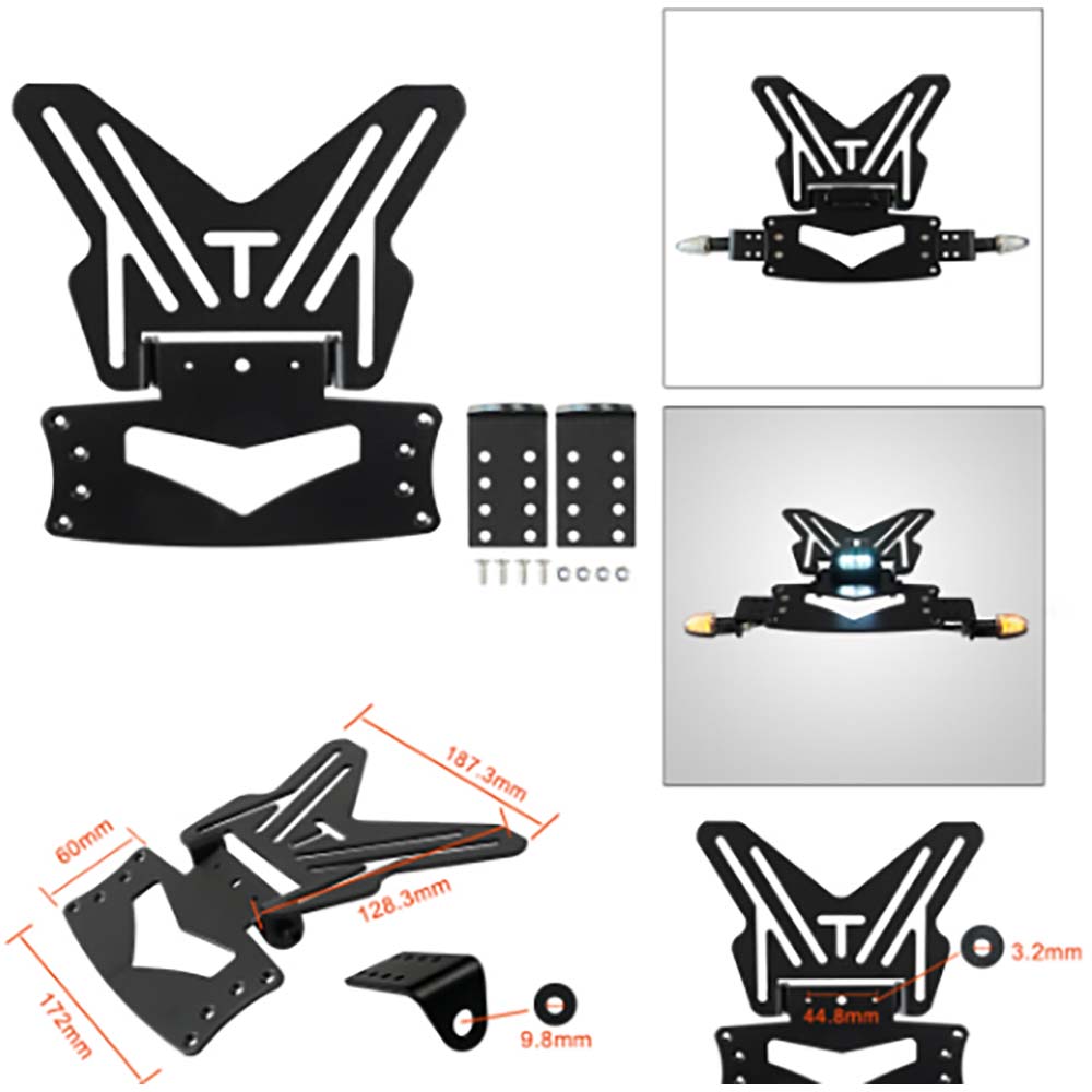 Dafy Moto - Support de plaque universel