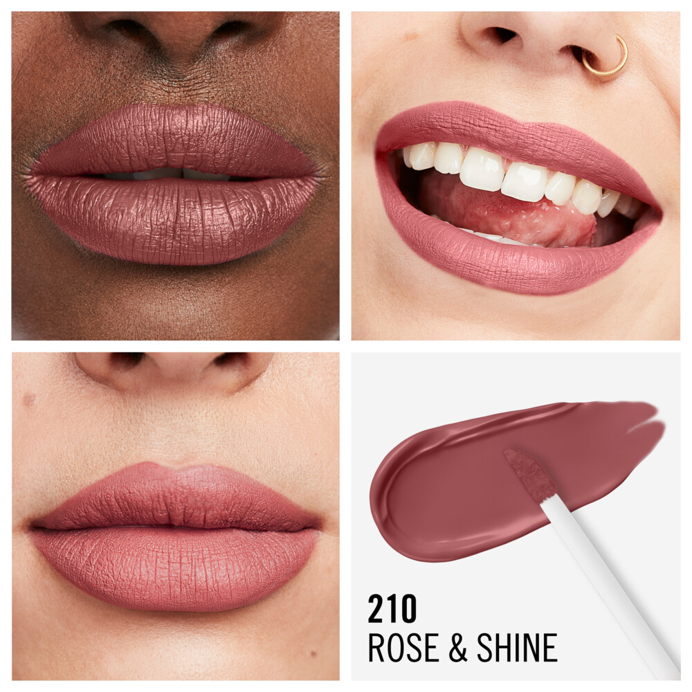 Rimmel Lasting Mega Matte Liquid Lipstick Rose & Shine ​2107.4 ml