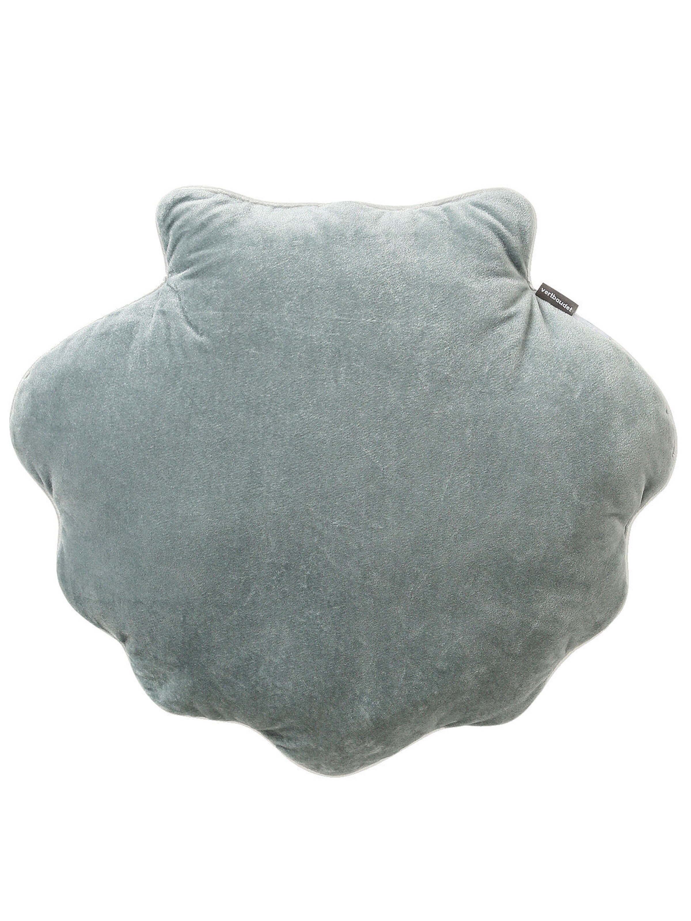 Vertbaudet Kinder Kissen MUSCHEL blau/grau