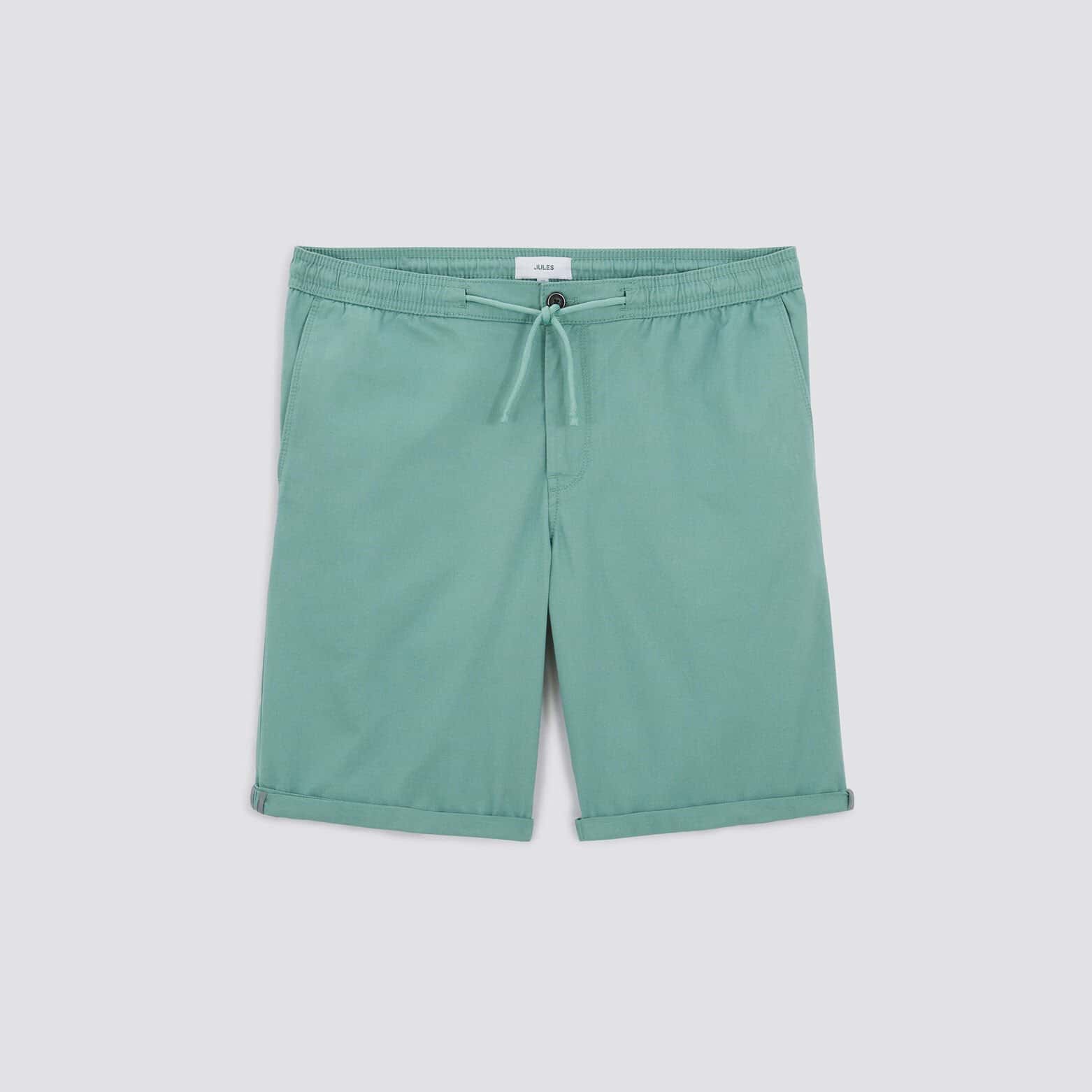 Bermuda chino taille élastiquée Vert