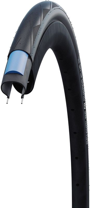 Schwalbe Vouwband Durano Plus Extra grip Antilekx 1 inch / psi Zwart