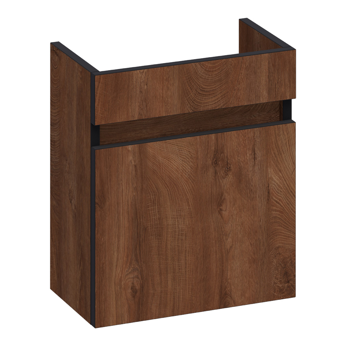 Brauer Joy Edge fonteinkast 40cm linksdraaiend forest cacao