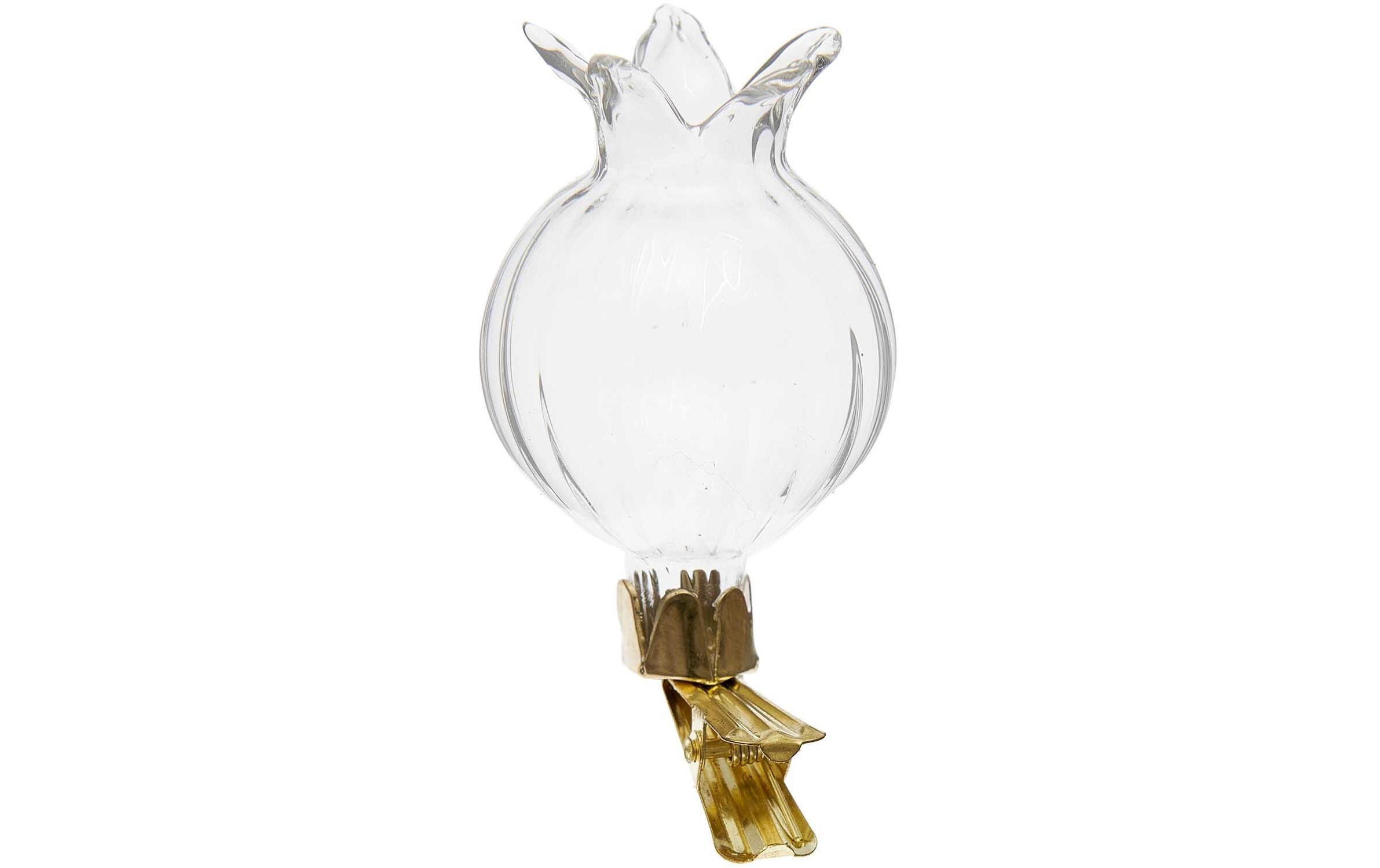 Vase Blüte rund, 4 x 7.2 cmMini Clip-Vase für Dekoblumen