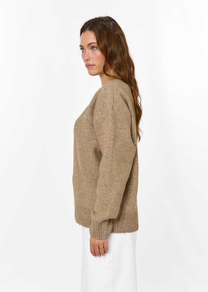 Essential trui taupe