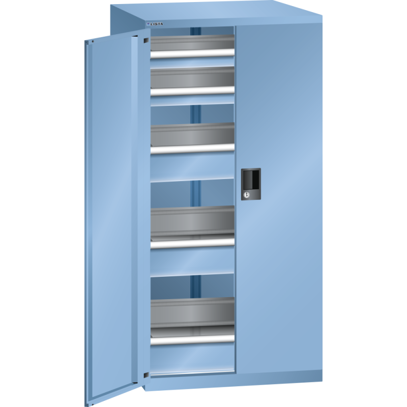 Armoire à tiroirs à portes battantes Lista 36x36E 5 tiroirs - charge 200 Kg