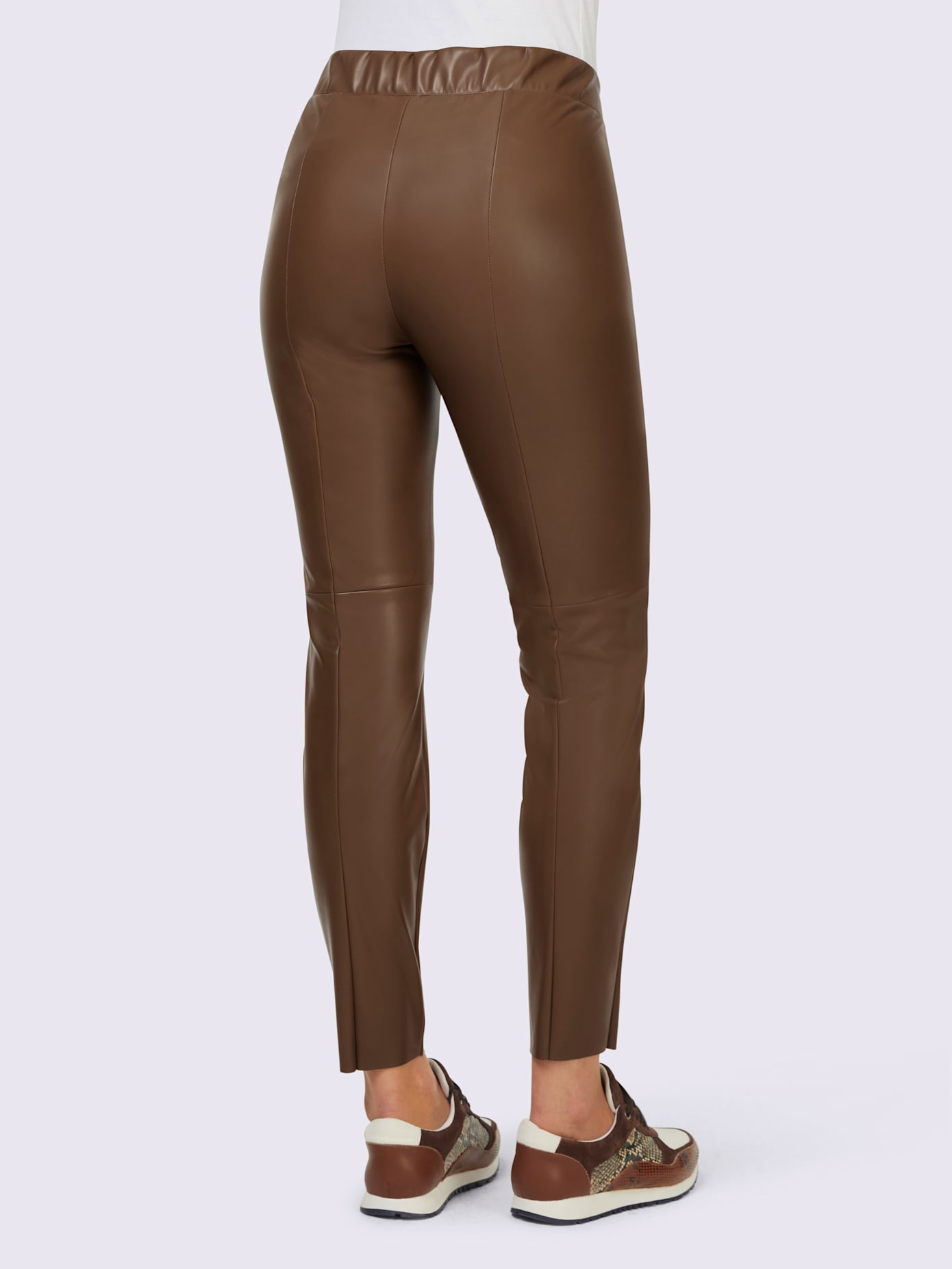 Leggings en imitation cuir imitation cuir souple