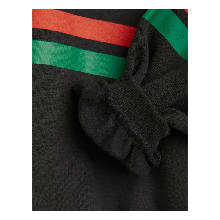Mini Rodini Sweat Coton Bio Adored | Noir