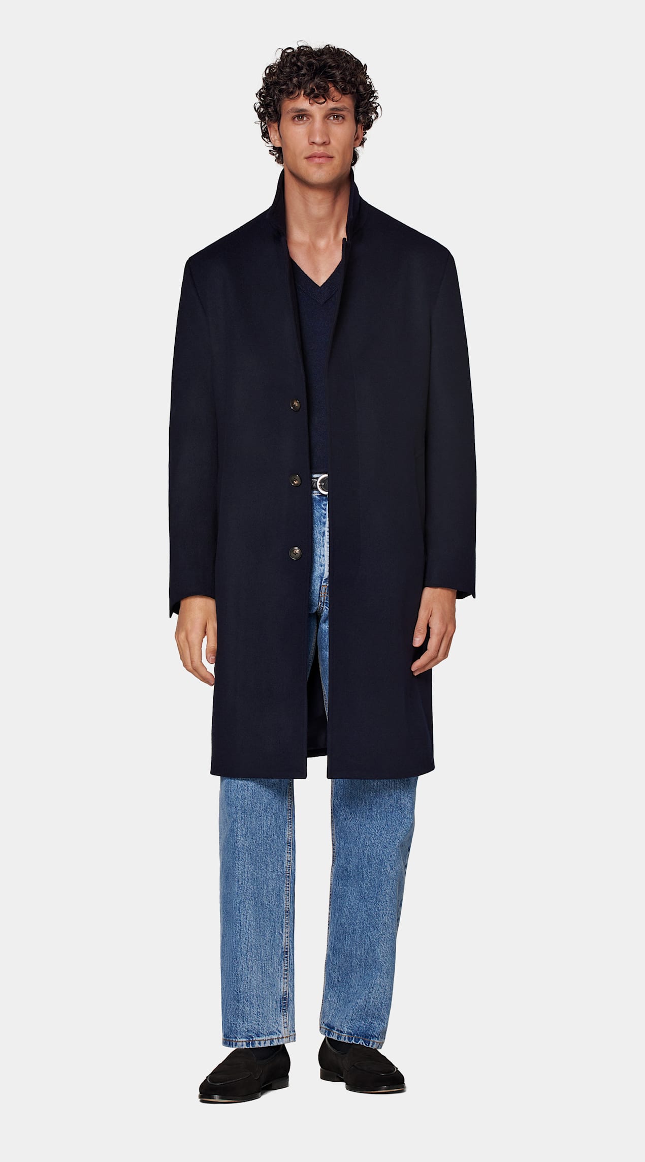 Manteau bleu marine