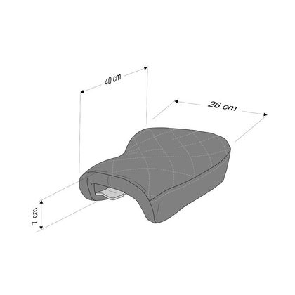 Selle CustomAcces AUSTIN - Noir