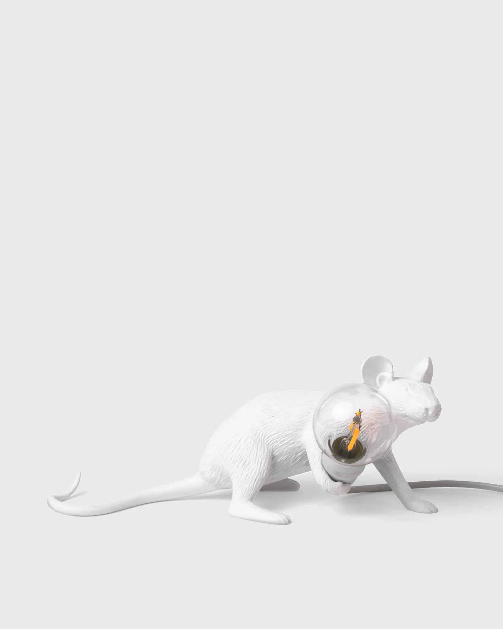 Seletti MOUSE LAMP#3-LOP RESIN LAMP - LIE DOWN USB - EU PLUG