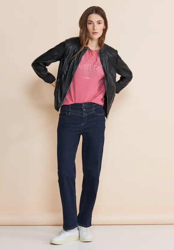 T-Shirt mit Wording - legend rose