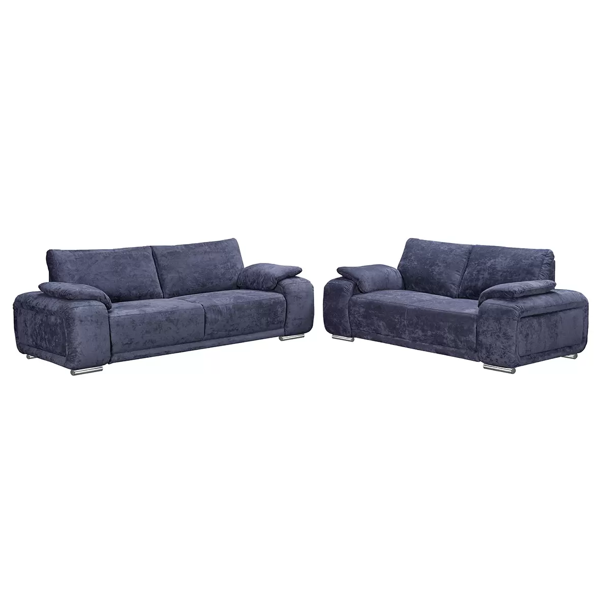 3er Sofa Parma Schwarz