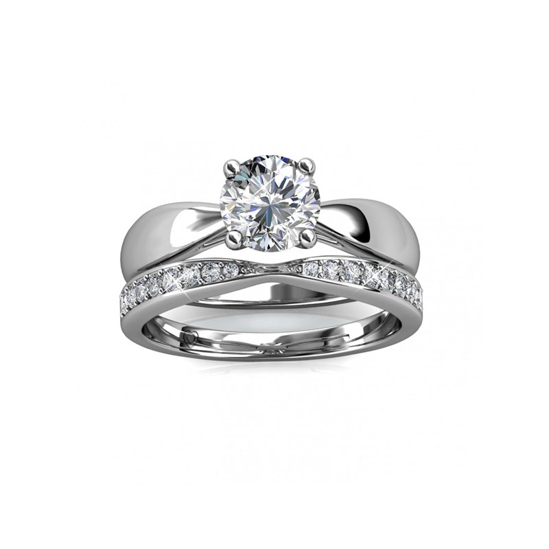 Bague Prestige - Argenté et Cristal