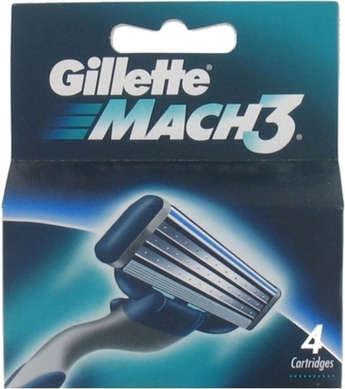 Gillette Scheermesjes Mach3 4 Stuks