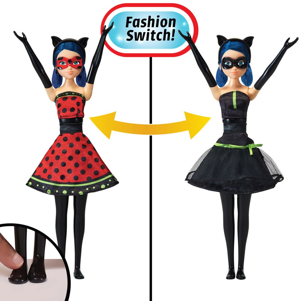 Miraculous Fashion Hero Switch Dukke 26 cm