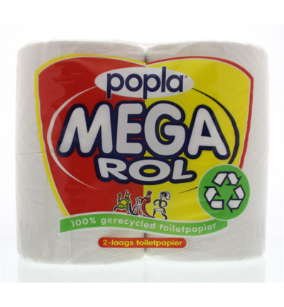 Popla Toiletpapier megarol 400 vel (4rol)