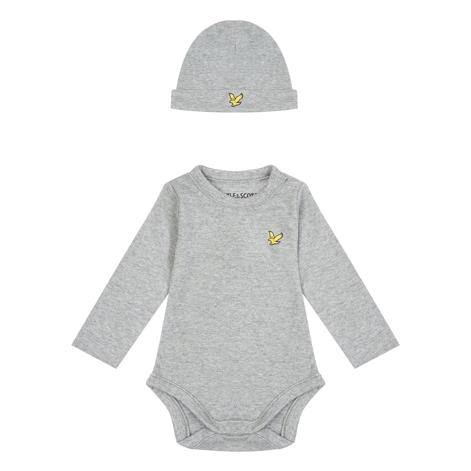 Lyle and Scott Romper and Hat Set Baby