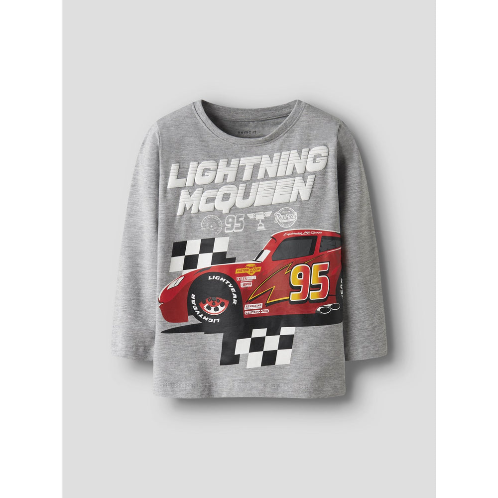 Køb Name It Grey Melange Nmmdraco Cars Ls Nreg Top Box Wdi