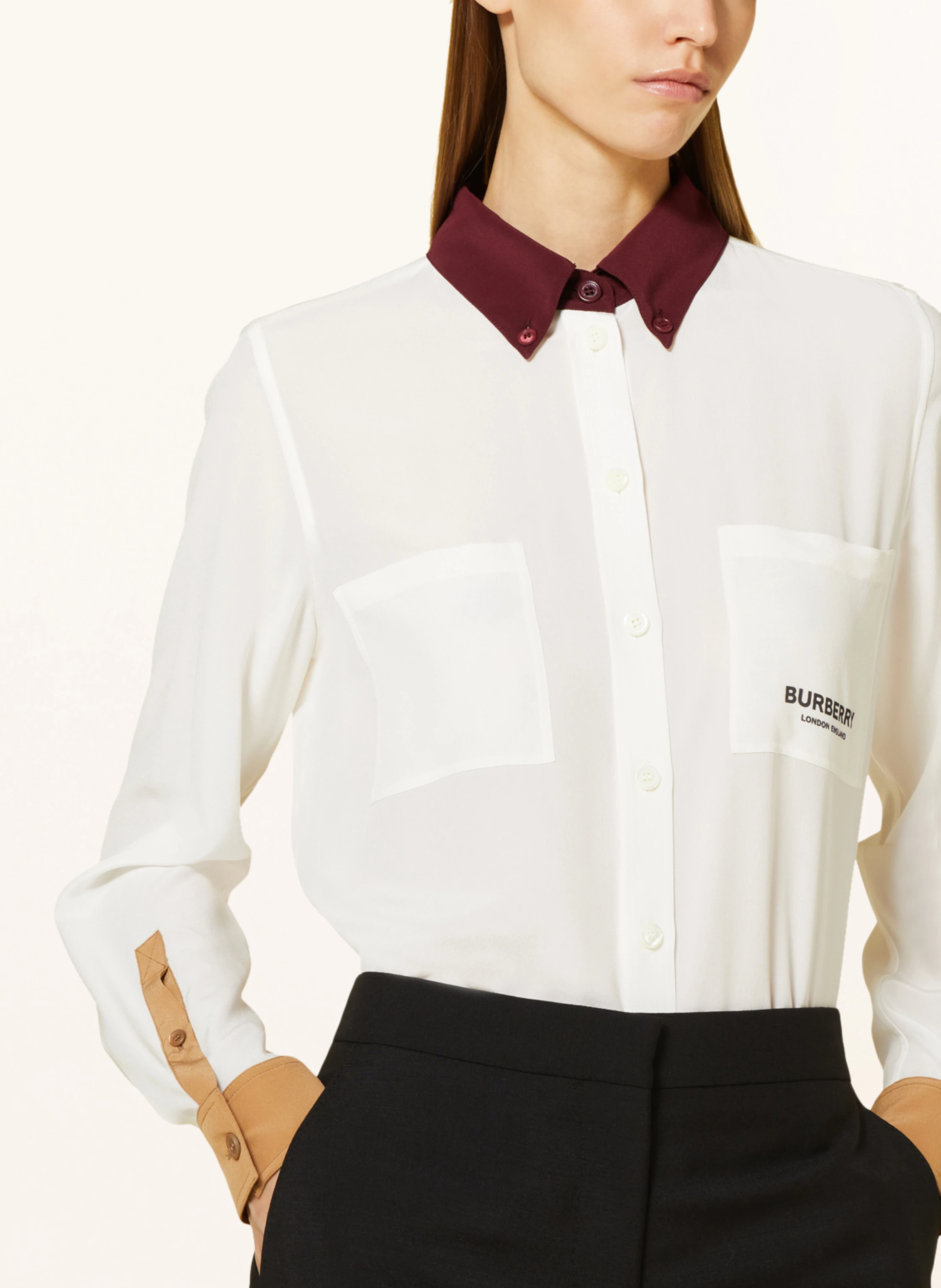 BURBERRY Hemdbluse ANETTE aus Seide
