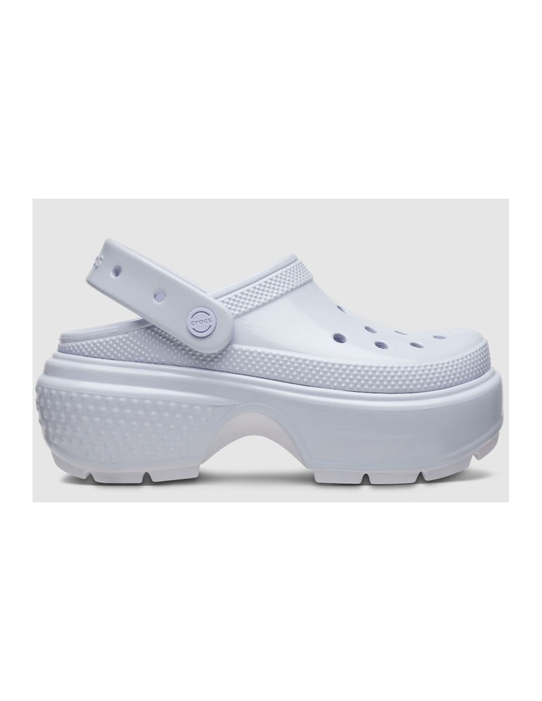 crocs Sabots Femme Stomp High Shine Clog Dsp Gris