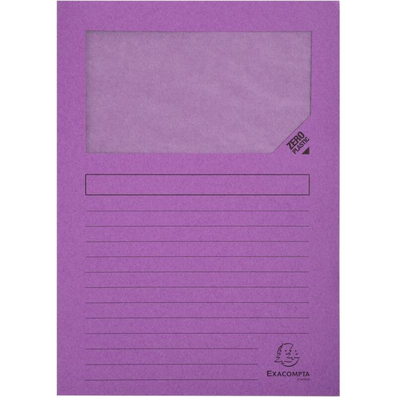 Paquet 50 chemises à fenetre Forever - 22x31cm - Couleurs assorties