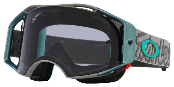 Masque Oakley Airbrake MTB x Troy Lee Designs Vert/Verres Light Grey/Ref : OO7107-24