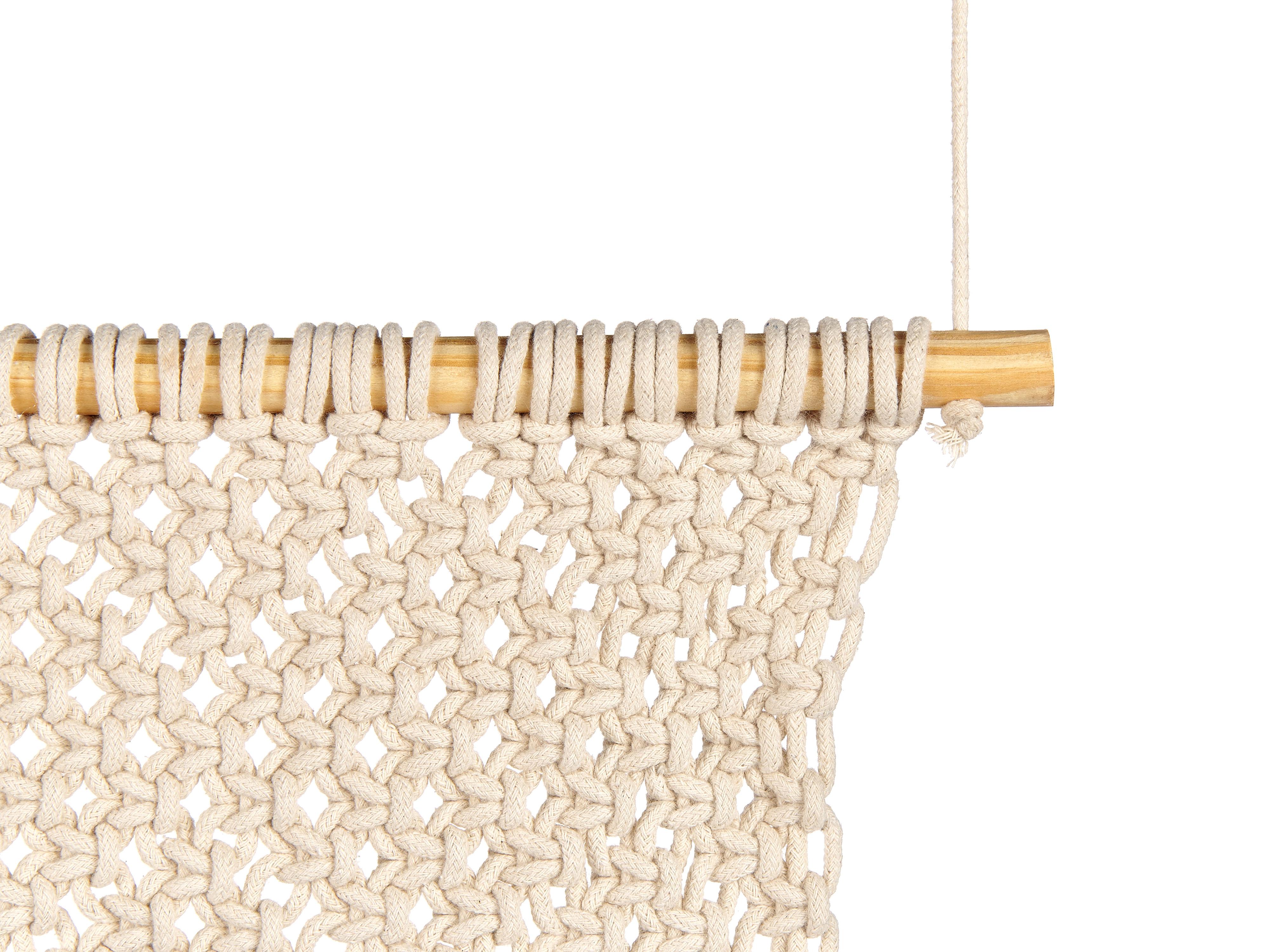 Stoffen wanddecoratie OKARA Katoen 126 cm Beige