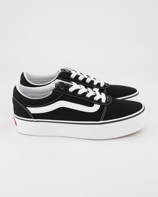 Vans WARD PLATFORM Schnürschuhe in Schwarz