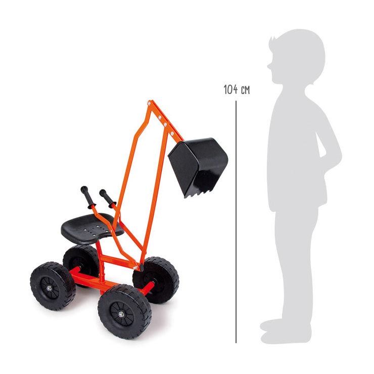 Small Foot-Graafmachine met Wielen