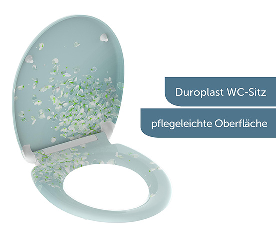 Schütte-Duroplast-WC-Sitz »FLOWER IN THE WIND«