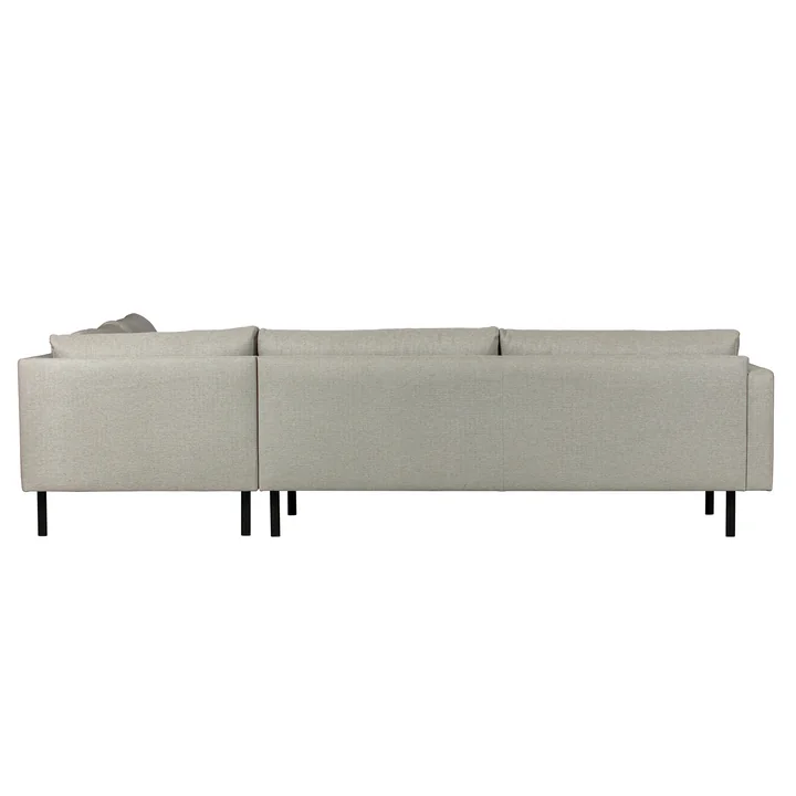 Nuuck - Mette Ecksofa, 282 x 92 cm, Recamiere rechts, hellgrau
