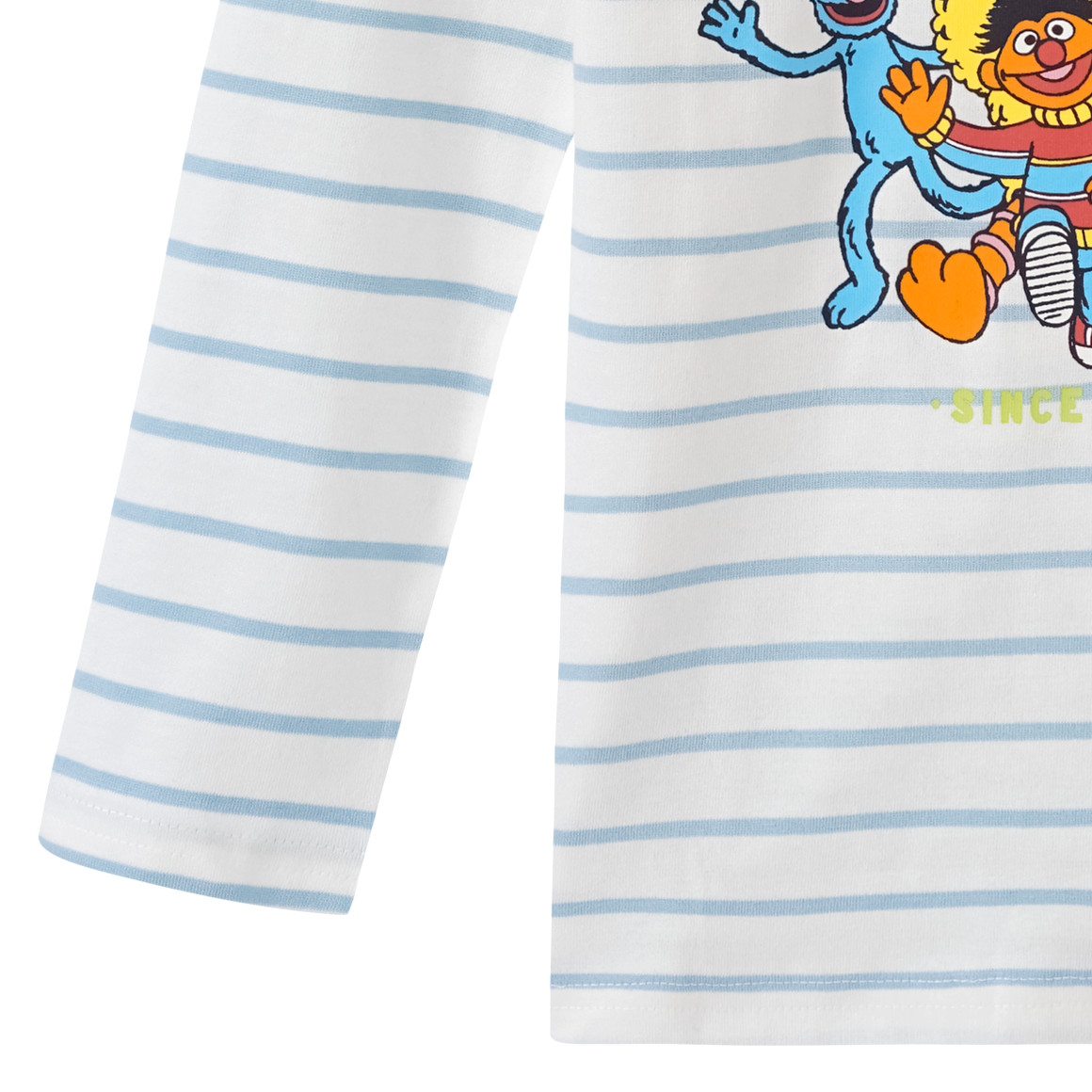 Topolino Sesamstraße Langarmshirt mit Print weiss